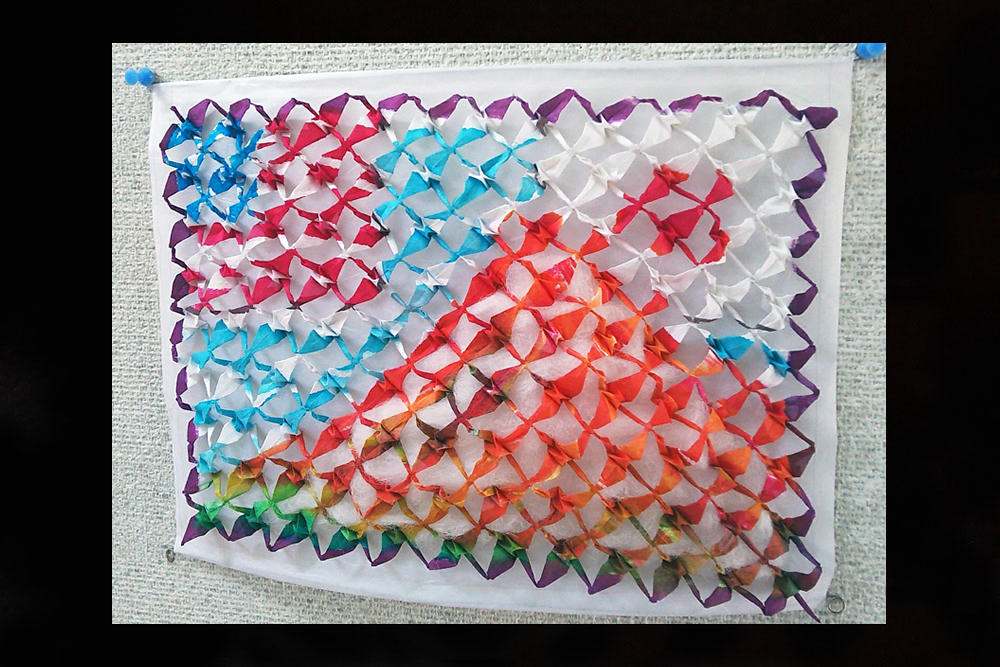 応募作品画像：折り紙で作った富士山1